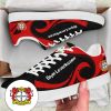 Bayer 04 Leverkusen rot schwarz Stil Stan Smith Schuhe