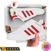 FC Augsburg weiß Rot Stan Smith Schuhe