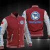 Hertha BSC Kastanienbraun Weiß Collegejacke
