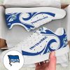 Hertha BSC Weiß Blau Stil Stan Smith Schuhe