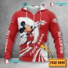 RB Leipzig Individueller Name Mickey Reißverschluss-Hoodie