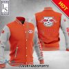 RB Leipzig Orange Weiß Baseball Jacke