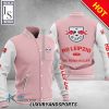 RB Leipzig Rosa Weiß Baseball Jacke