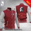 SC Freiburg Kastanienbraun Weiß Baseball Jacke
