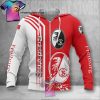 SC Freiburg rot-Weiss Reißverschluss-Hoodie