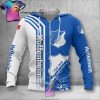 TSG 1899 Hoffenheim Blau Weiß Reißverschluss-Hoodie