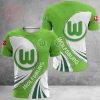 VfL Wolfsburg Grün Weiß T-Shirt