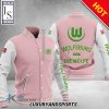 VfL Wolfsburg Rosa Weiß Collegejacke