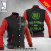 VfL Wolfsburg Schwarz Rot Baseball Jacke