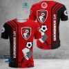 AFC Bournemouth Logo Auflage T-Shirt V3