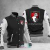 AFC Bournemouth Schwarz Grau Collegejacke