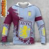 Aston Villa FC Blau Rotwein Kapuzenpullover V10