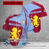 Aston Villa FC Individueller Name Blau Rotwein Baseball Trikot V6