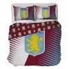 Aston Villa FC Rotwein Blau Bettwäsche-Set V2
