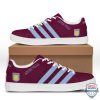 Aston Villa FC Rotwein Blau Stan Smith Schuhe