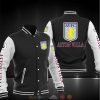 Aston Villa FC Schwarz Weiß Collegejacke