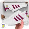 Aston Villa FC Weiß Rotwein Streifen Stan Smith Schuhe
