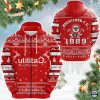 Brentford FC 1889 Hässliches Weihnachten Reißverschluss-Hoodie