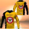 Brentford FC Gelb Schwarz Kapuzenpullover