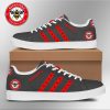 Brentford FC Helles Schwarz Rot Stan Smith Schuhe