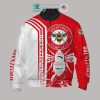 Brentford FC Weiß Rot Bomberjacke