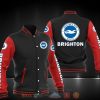 Brighton & Hove Albion FC Schwarz Rot Collegejacke