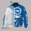 Brighton & Hove Albion FC Weiß Blau Bomberjacke