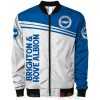 Brighton & Hove Albion FC Weiß Blau Bomberjacke V2