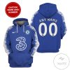 Chelsea FC Individueller Name Nummer Kapuzenpullover V3