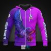 Crystal Palace FC Lila Adler Reißverschluss-Hoodie