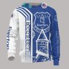 Everton FC Logo Weiß königlich Sweatshirt