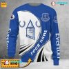 Everton FC Weiß königlich Individueller Name Sweatshirt