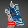 Leeds United Blau Individueller Name Max Soul Schuhe V3