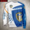 Leeds United Blau Weiß Sweatshirt