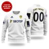 Leeds United Individueller Name Nummer Pullover
