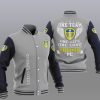 Leeds United One Team One Life One Love Grau Collegejacke