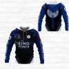 Leicester City FC Dunkelblau Schwarz König Power Kapuzenpullover