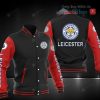 Leicester City FC Schwarz Rot Uni Baseball Jacke