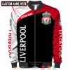 Liverpool FC Individueller Name Rot Schwarz Bomberjacke V2