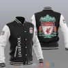 Liverpool FC Schwarz Weiß Collegejacke
