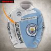Manchester City Individueller Name Kapuzenpullover
