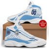 Manchester City Individueller Name Nummer Air Jordan 13 Schuhe