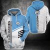 Manchester City Weiß Blau Kapuzenpullover V5