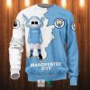 Manchester City Weiß Blau Moonchester Sweatshirt