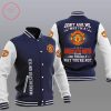 Manchester United Marine Blau Don’t Ask Me Collegejacke