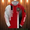 Manchester United Rot Weiß Kapuzenpullover V5