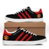 Manchester United Schwarz Rot Stan Smith Schuhe