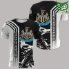 Newcastle United FC Schwarz Weiß Die Elstern T-Shirt