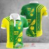 Norwich City FC Logo Auflage Polo Hemd V2