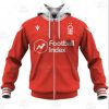 Nottingham Forest FC Individueller Name Nummer Heim Soccer Jersey Reißverschluss-Hoodie